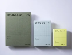 Gmund Notes w kratkę Off-The-Grid 15 - - Sky 100 g 200 ark.