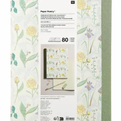 Rico Design Notes w kropki Flowers 20 x 25,5 cm - Paper Poetry - 80 ark.