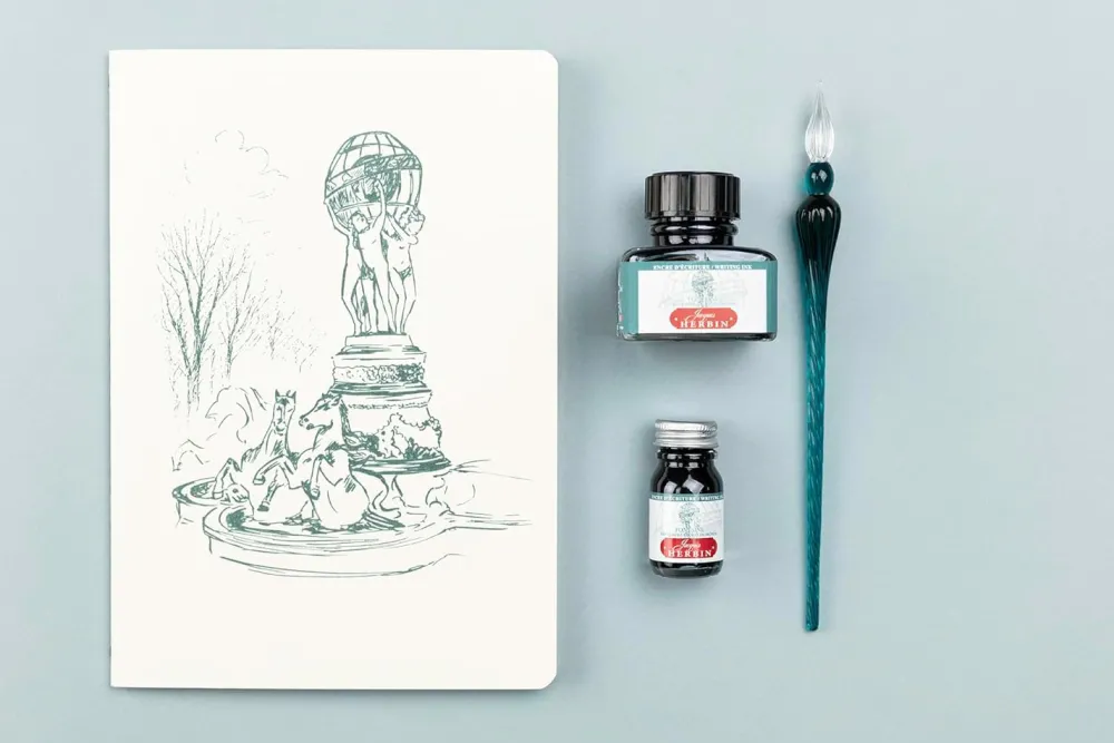 J.Herbin Notes w linie Fontaine des Quatre A5 - - 120 g/m2 > Notatniki W Linie