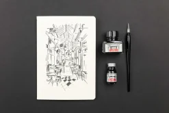 J.Herbin Notes w linie Passage des Panoramas A5 - - 120 g/m2