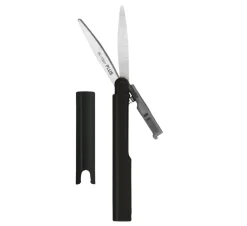 Plus Nożyczki kieszonkowe SC-130PF - - czarne 13,5 cm