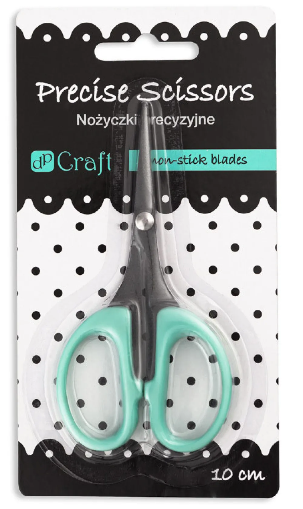 dpCraft Nożyczki precyzyjne Craft Non Stick - - błękitne, 10 cm > Nożyczki
