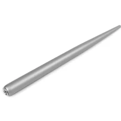 DEML Holzerzeugnisse Obsadka drewniana do kaligrafii - Deml - prosta, srebrna, 17 cm