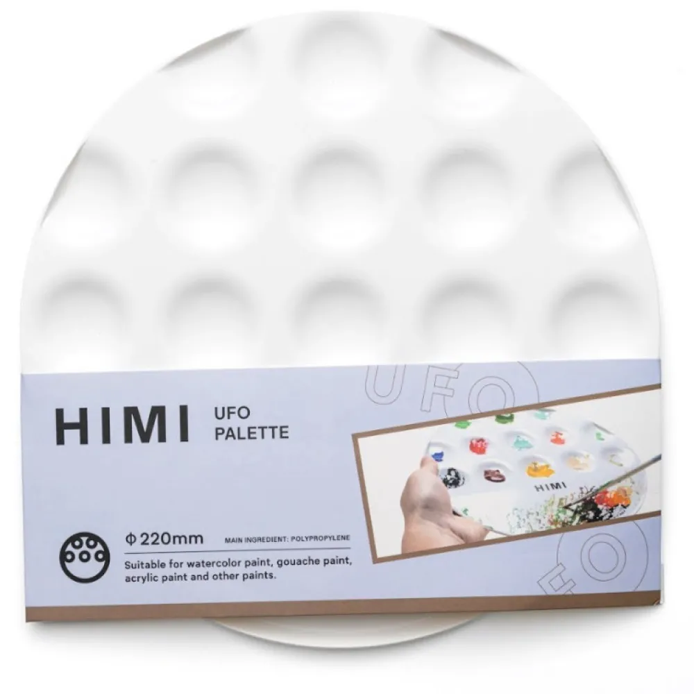 HIMI Okrągła paletka malarska UFO 22 cm - > Paletki Malarskie