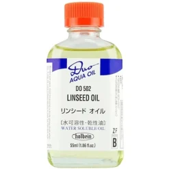 Holbein Olej lniany do farb olejnych Duo Aqua Oil - - 55 ml > Oleje|Media Do Farb Olejnych