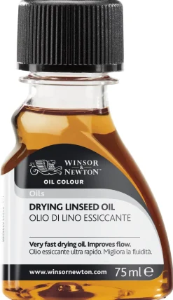 Winsor & Newton Olej lniany do farb olejnych Drying Linseed Oil - - 75 ml > Oleje|Media Do Farb Olejnych