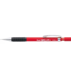 Pentel Ołówek automatyczny 120 A3 DX - - czerwony, 0,3 mm