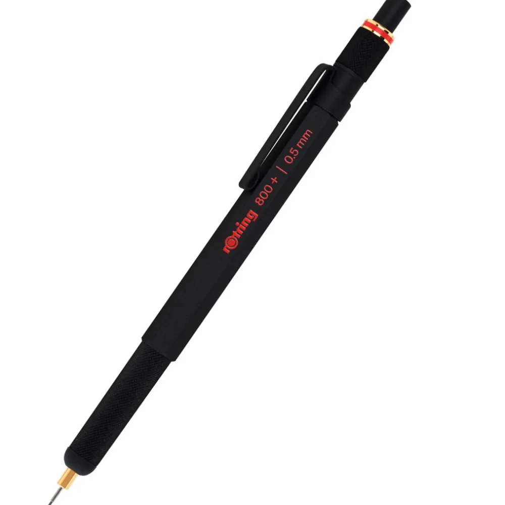 Rotring Ołówek automatyczny 800+ - - czarny, 0,5 mm > Ołówki