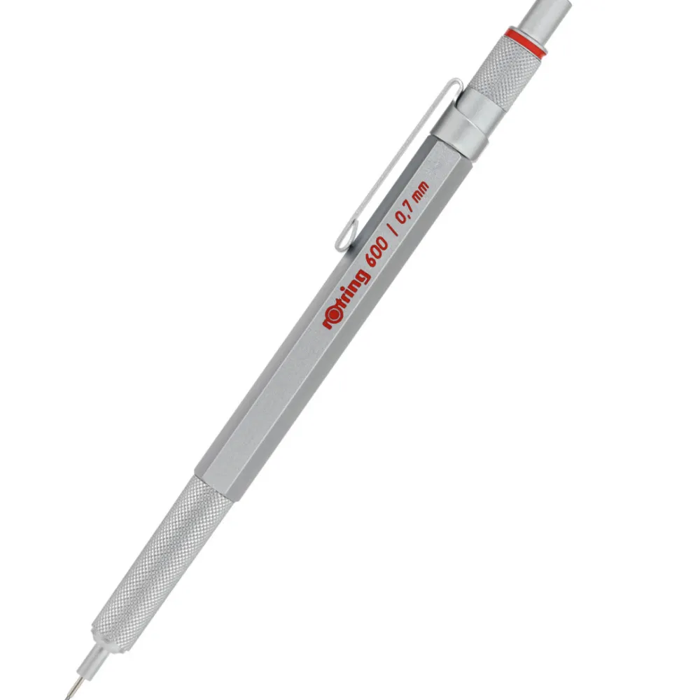Rotring Ołówek automatyczny 600 - - srebrny, 0,7 mm