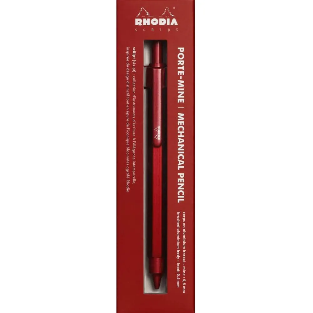 Rhodia Ołówek automatyczny scRipt - - Red