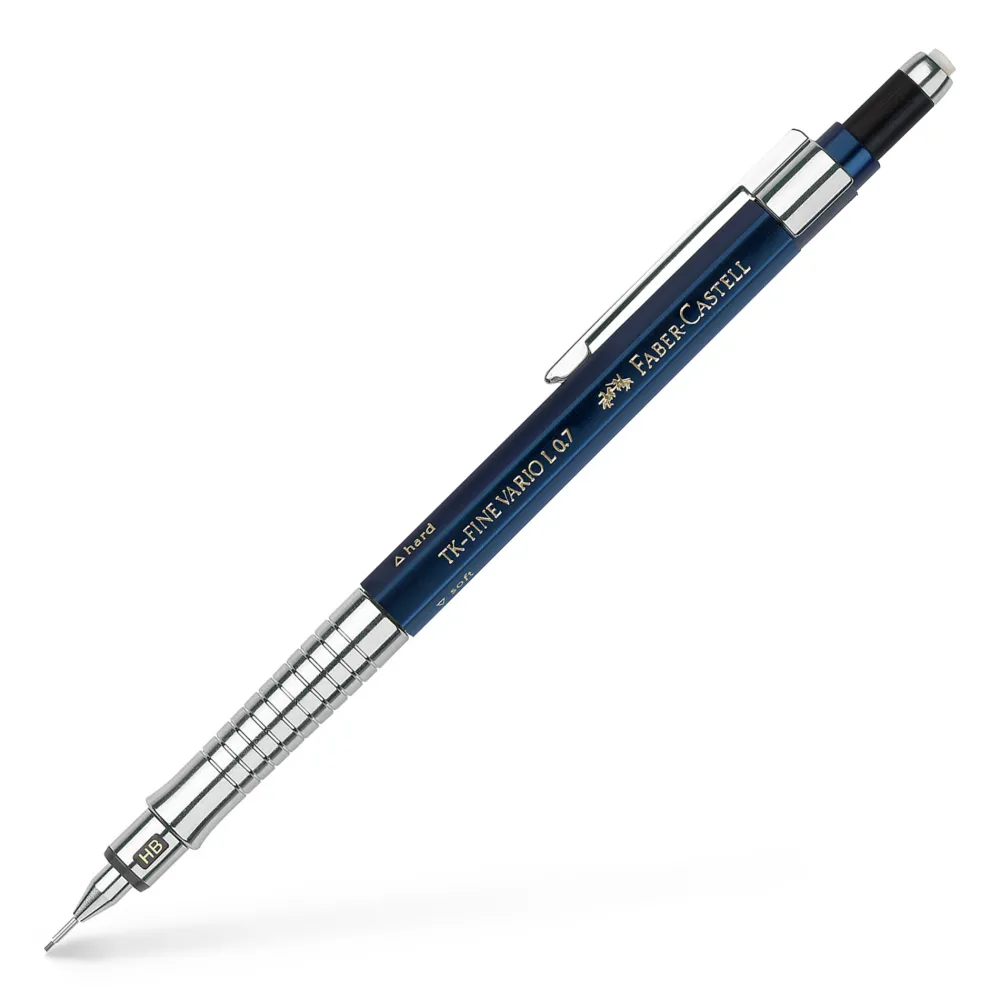 Faber-Castell Ołówek automatyczny TK-Fine Vario L - - Indygo, 0,7 mm, HB