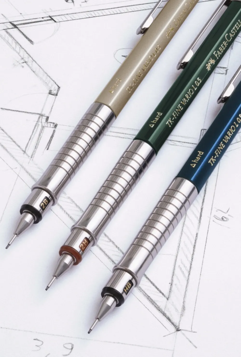 Faber-Castell Ołówek automatyczny TK-Fine Vario L - - Indygo, 0,5 mm, HB