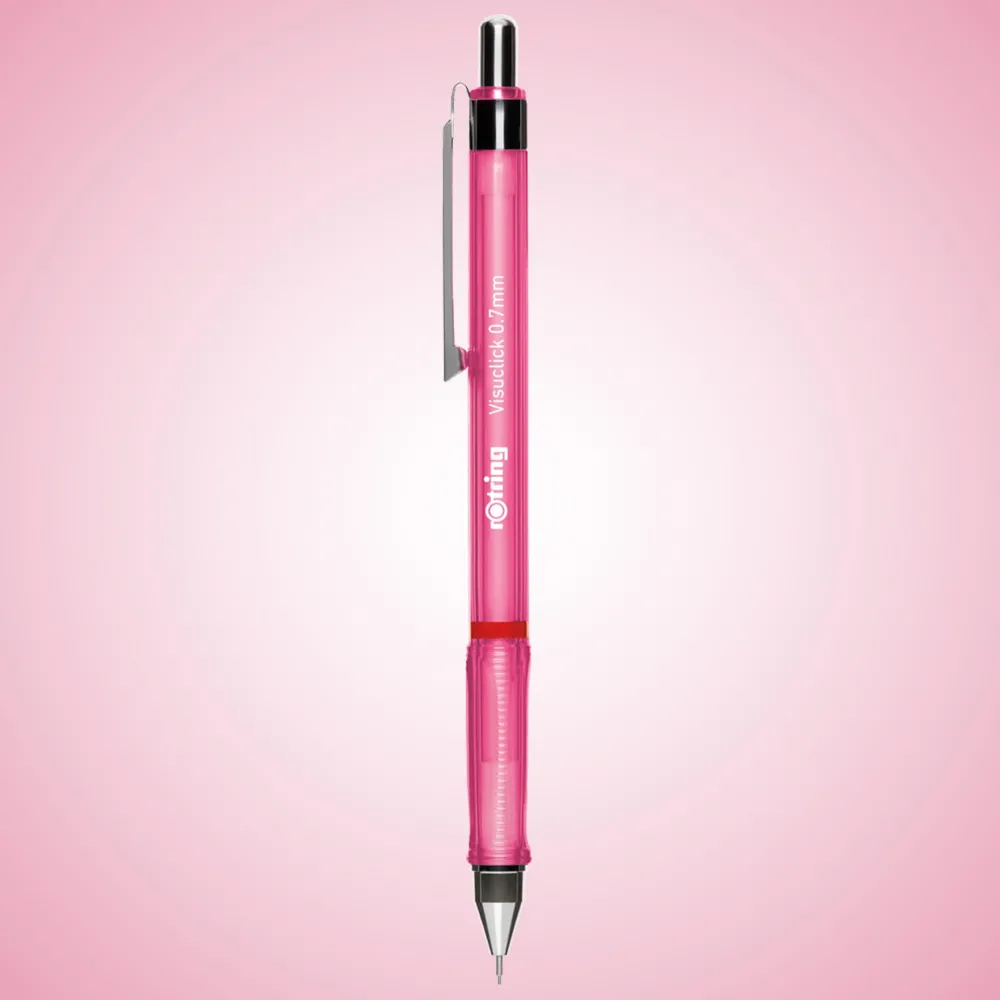 Rotring Ołówek automatyczny Visuclick - - Pink, 0,7 mm