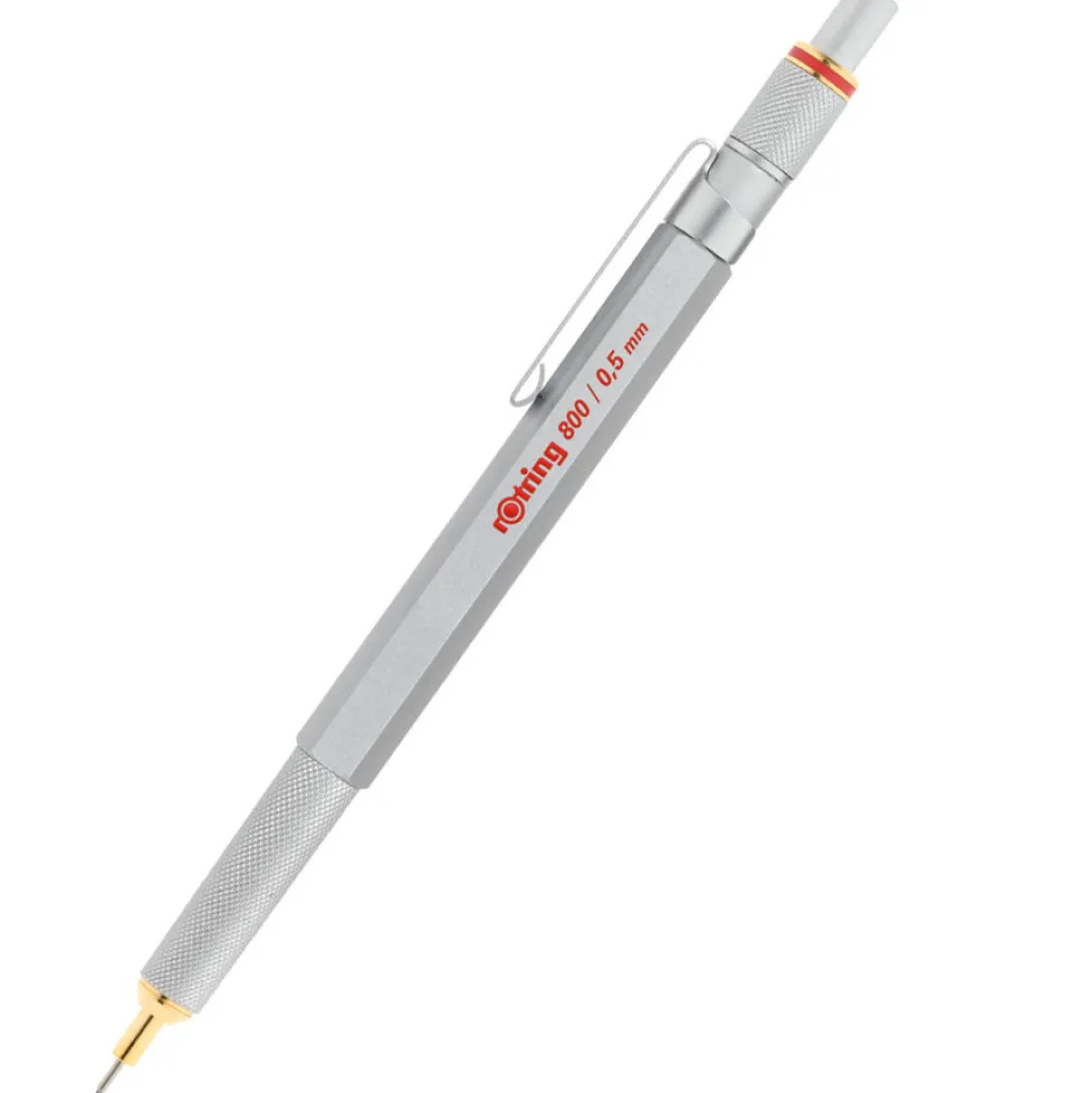 Rotring Ołówek grawitacyjny Tikky 800 - - srebrny, 0,5 mm > Ołówki