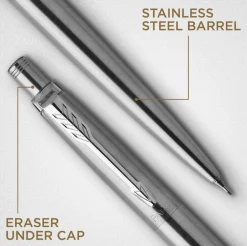 Parker Ołówek mechaniczny Jotter w etui - - Matt Steel, 0,5 mm