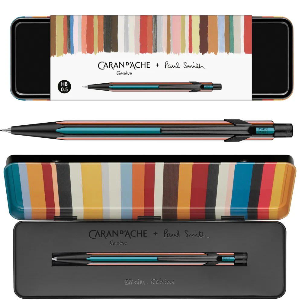 Caran d'Ache Ołówek mechaniczny 844 Special Edition Paul Smith - - Black 0,5 mm > Ołówki