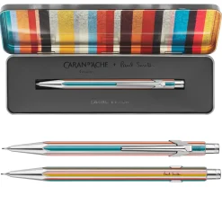 Caran d'Ache Ołówek mechaniczny 844 Special Edition Paul Smith - - Silver 0,5 mm ><noscript><img width=