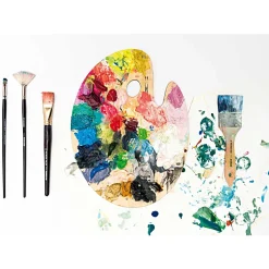 Rico Design Paleta malarska drewniana - - owalna 25 x 30 cm > Paletki Malarskie