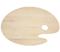 Rico Design Paleta malarska, drewniana - - 20 x 30 cm