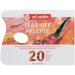 Talens Art Creation Paleta malarska papierowa, zrywalna - - 20 arkuszy > Paletki Malarskie