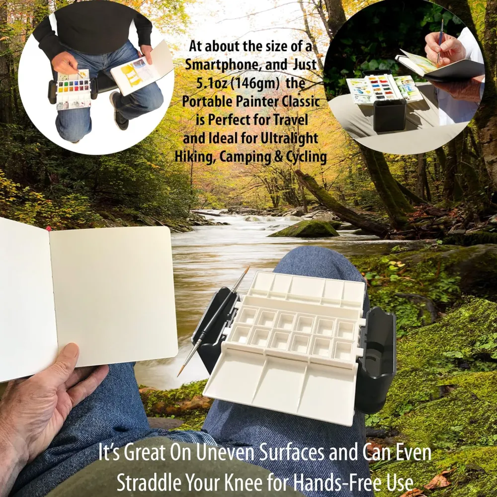 Portable Painter Paletka podróżna Classic na akwarele - - 12 półkostek