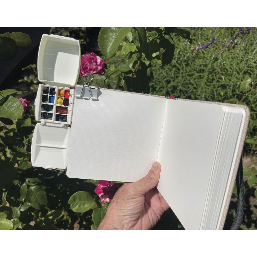 Portable Painter Paletka podróżna Micro na akwarele - - 6 półkostek > Paletki Malarskie