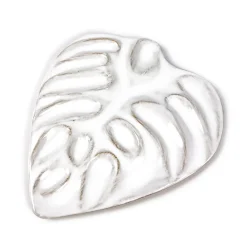 Renesans Paletka porcelanowa - - Liść Monstery, 16 x 18,5 cm