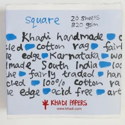 Khadi Papers Papier czerpany 100% bawełny 320 g - - White 30 x 30 cm 20 ark. ><noscript><img width=