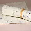 Kalander Papier czerpany - - bławatek, len, A5 > Papiery Czerpane