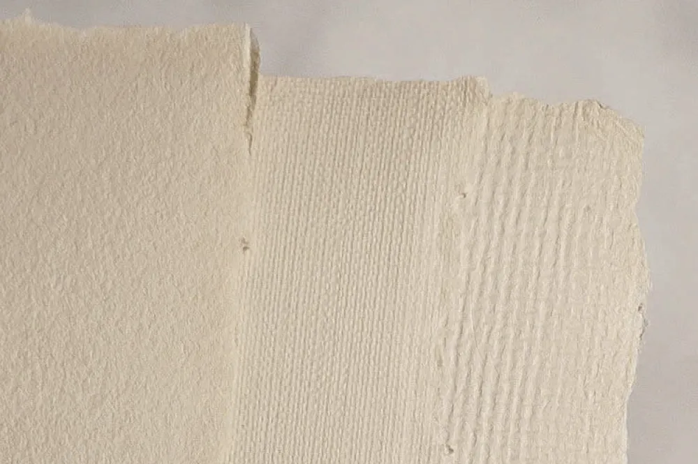 Kalander Papier czerpany - - cappuccino, len, A5 > Papiery Czerpane