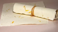 Kalander Papier czerpany - - nagietek, gładki, A5 > Papiery Czerpane