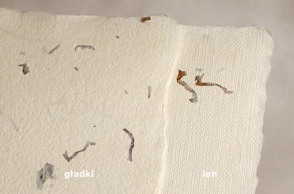 Kalander Papier czerpany - - tytoń, gładki, A5