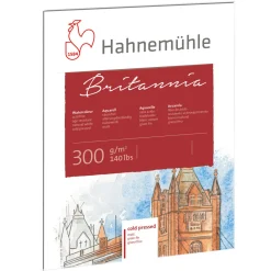 Hahnemuhle Papier do akwareli Britannia - Hahnemühle - cold pressed, 50 x 65 cm, 300 g, 10 ark.