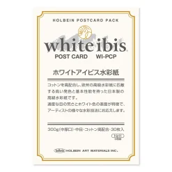 Holbein Papier do akwareli White Ibis - - cold press, 10 x 14,7 cm, 300 g, 30 ark. > Papier Do Akwareli