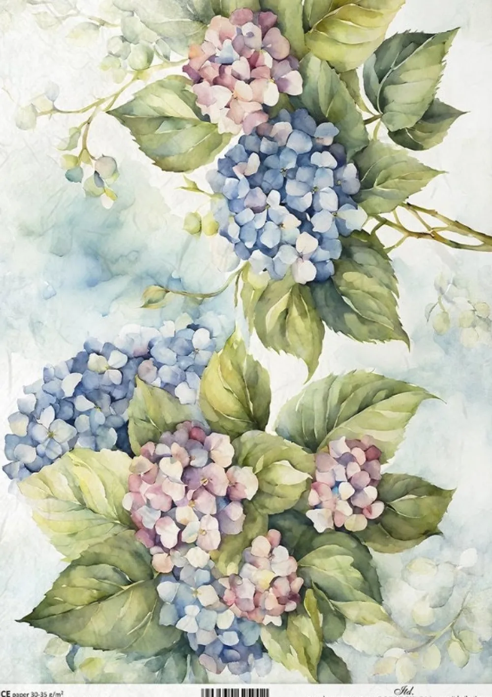ITD Collection Papier do decoupage A4 - - ryżowy, R2458 > Papiery Do Decoupage