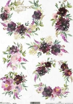 ITD Collection Papier do decoupage A4 - - ryżowy, R886 > Papiery Do Decoupage