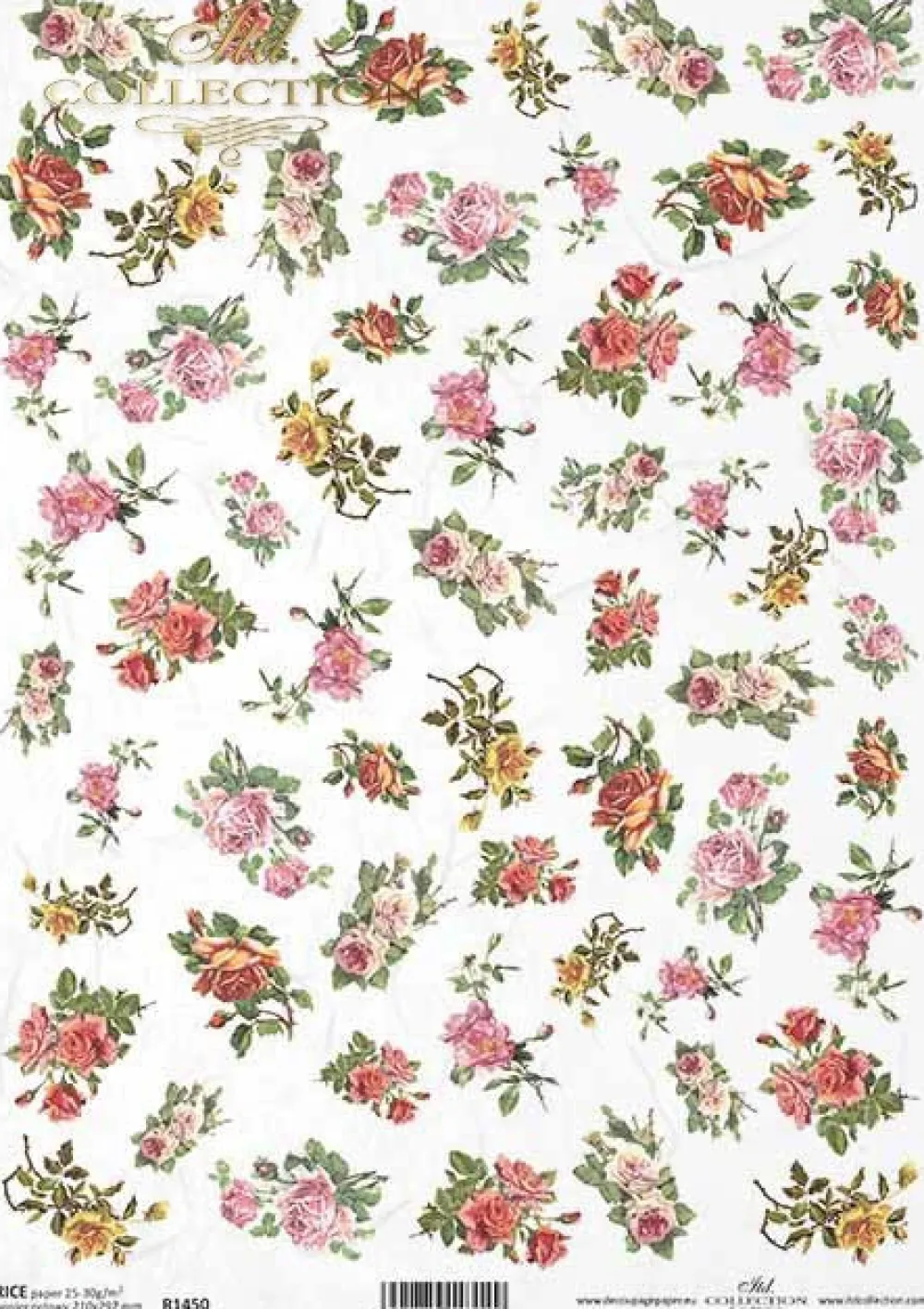ITD Collection Papier do decoupage A4 - - ryżowy, R1450