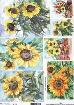 ITD Collection Papier do decoupage A4 - - ryżowy, R1223 > Papiery Do Decoupage