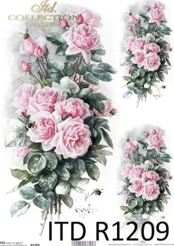 ITD Collection Papier do decoupage A4 - - ryżowy, R1208 > Papiery Do Decoupage