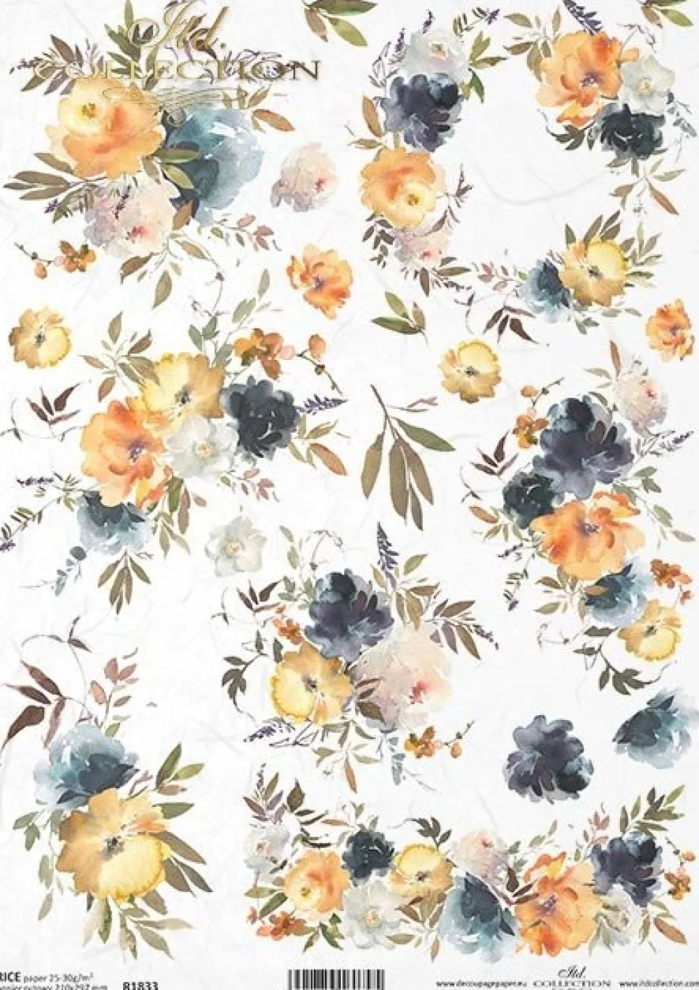 ITD Collection Papier do decoupage A4 - - ryżowy, R1833
