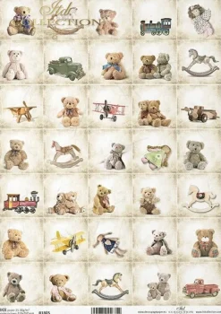 ITD Collection Papier do decoupage A4 - - ryżowy, R1194 > Papiery Do Decoupage