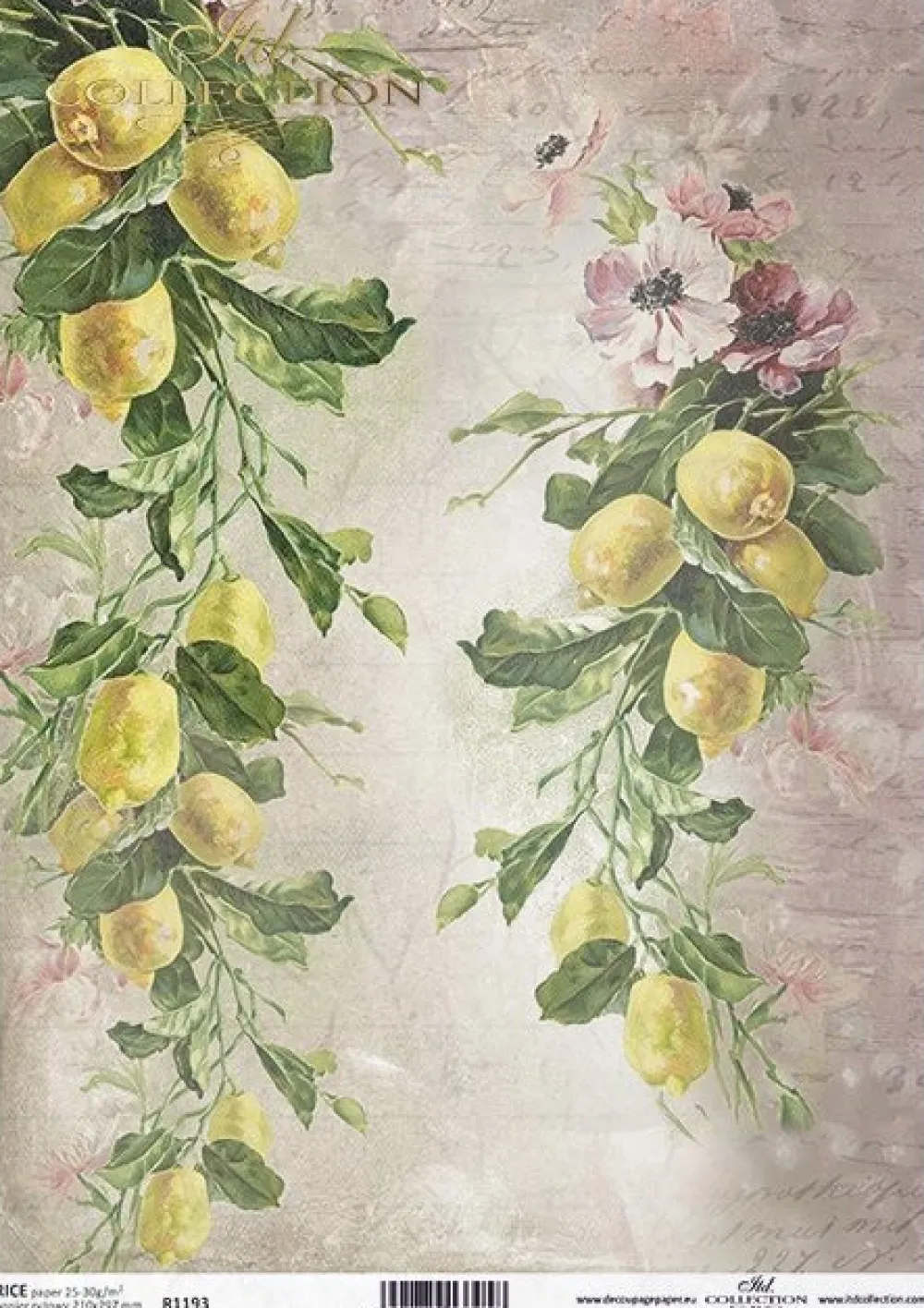 ITD Collection Papier do decoupage A4 - - ryżowy, R1111 > Papiery Do Decoupage