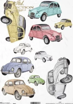 ITD Collection Papier do decoupage A4 - - ryżowy, R859 > Papiery Do Decoupage