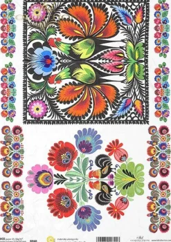 ITD Collection Papier do decoupage A4 - - ryżowy, R847 > Papiery Do Decoupage