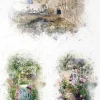 ITD Collection Papier do decoupage A4 - - ryżowy, R1594 > Papiery Do Decoupage