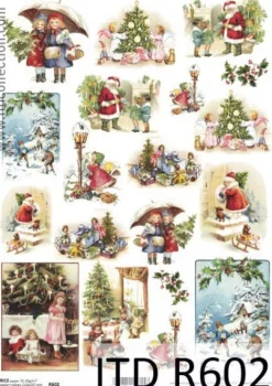 ITD Collection Papier do decoupage A4 - - ryżowy, R588 > Papiery Do Decoupage