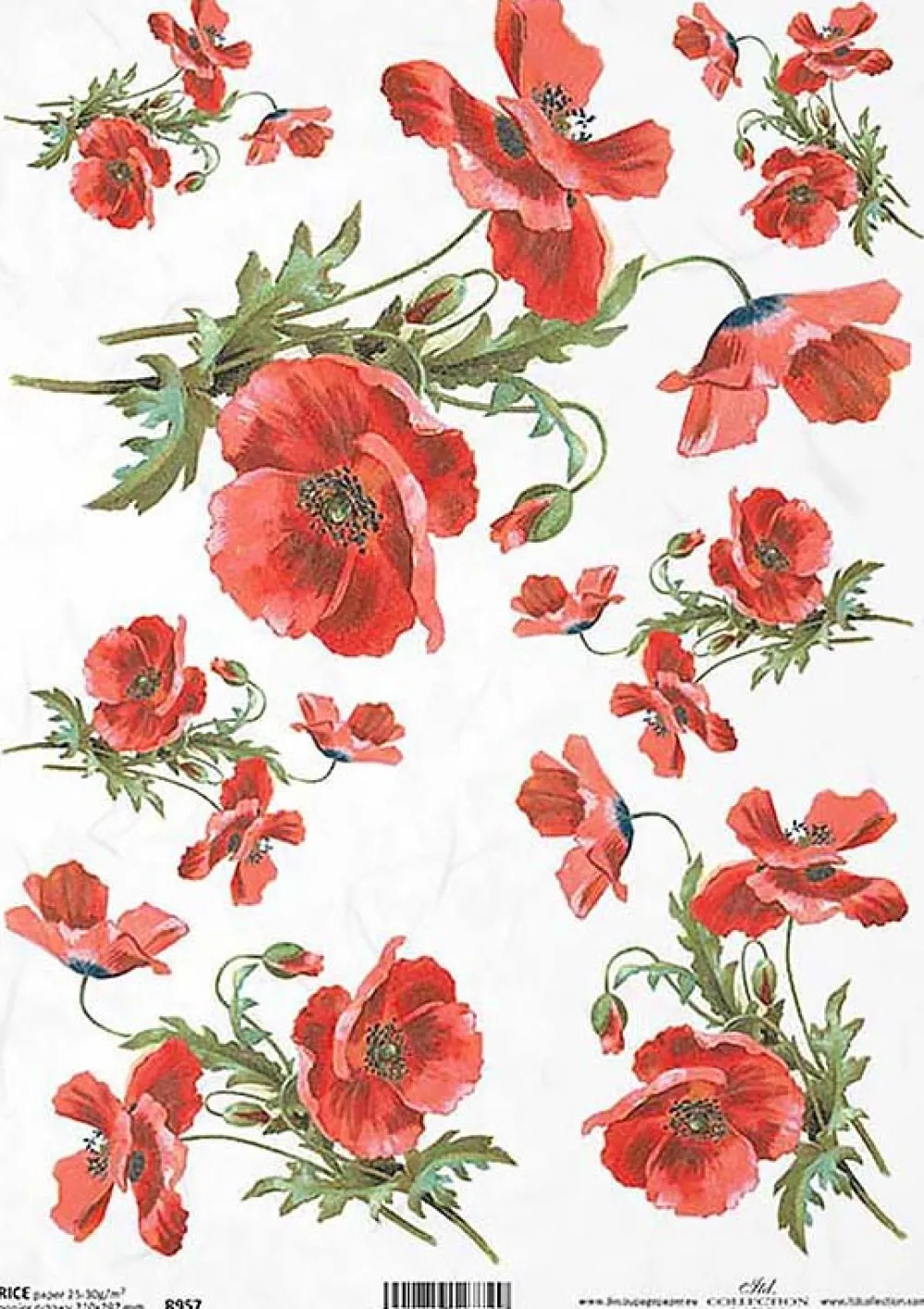 ITD Collection Papier do decoupage A4 - - ryżowy, R958 > Papiery Do Decoupage