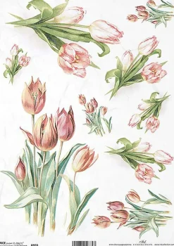 ITD Collection Papier do decoupage A4 - - ryżowy, R959