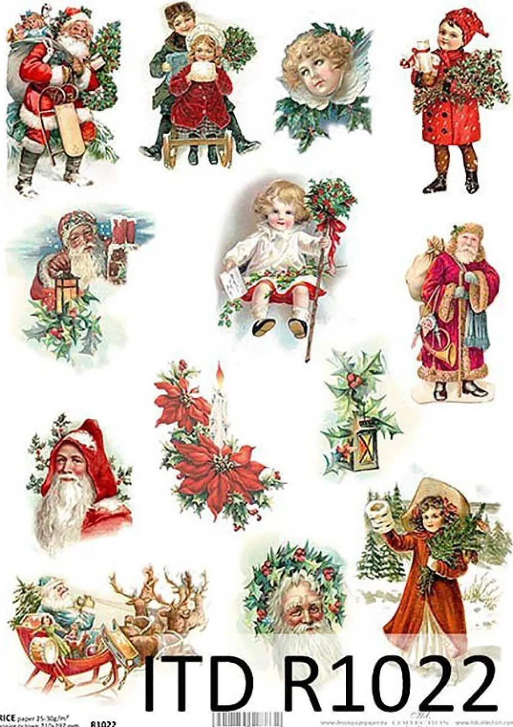 ITD Collection Papier do decoupage A4 - - ryżowy, R1017 > Papiery Do Decoupage