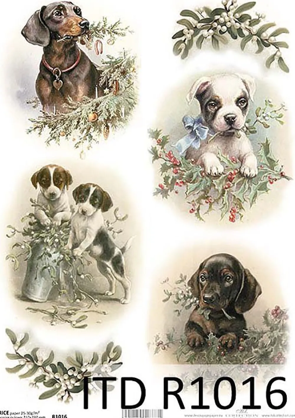 ITD Collection Papier do decoupage A4 - - ryżowy, R1012 > Papiery Do Decoupage